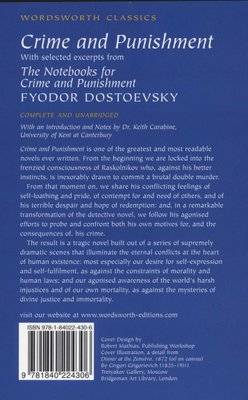 Crime and Punishment - With selected excerpts from the Notebooks for Crime and Punishment (Paperback