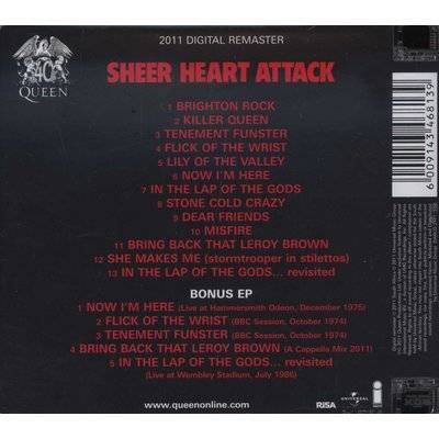 Sheer Heart Attack (Deluxe Edition 2011 Remastered) (CD) Picture 2