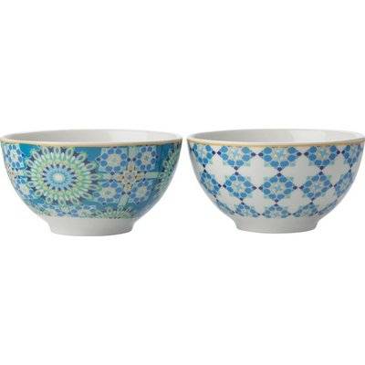 Maxwell & Williams Ts & Cs Isfara Set of 2 Bowls (10cm | Blue)