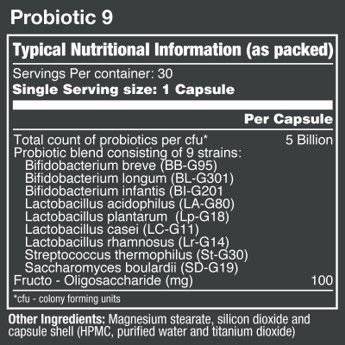 Vitatech Probiotics 9 Strain (30 Capsules)