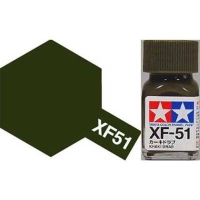 Tamiya XF-51 Enamel Paint (Khaki Drab)