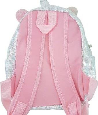Fluffy Unicorn Midi Backpack (Pastel Rainbow) Picture 5