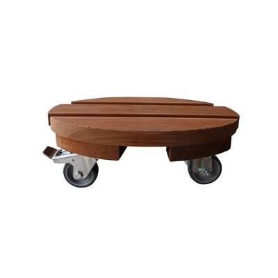 Microgarden Pot Trolley (Balau Hardwood) Picture 1