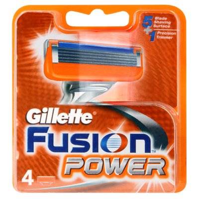 Gillette Fusion5 Power Replacement Razor Cartridges (4's)