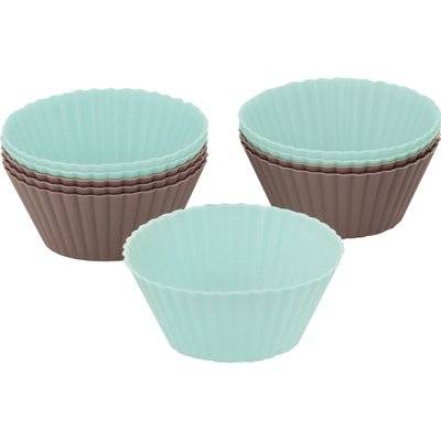Kitchen Inspire Silicone Muffin Moulds (10 Piece | Small)