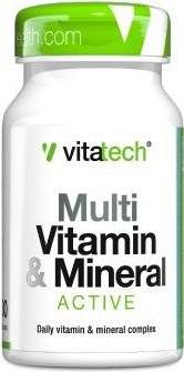 Vitatech Multi Vitamin & Mineral - Active (30 Tablets)