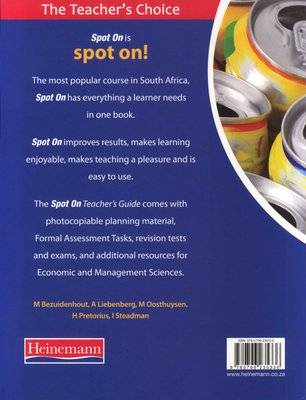 Spot On Economic and Management Sciences Grade 9 Learner's Book: Grade 9: Learner's Book (Paperback)