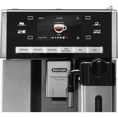 Delonghi PrimaDonna Exclusive Automatic Cappuccino Maker (Silver and Black) Picture 5