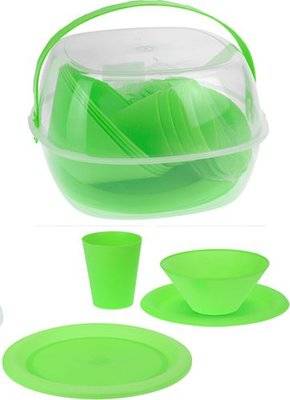 ECO Picnic Set (30 Piece) (Green)