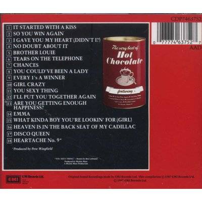 The Very Best Of Hot Chocolate (CD, Imported)