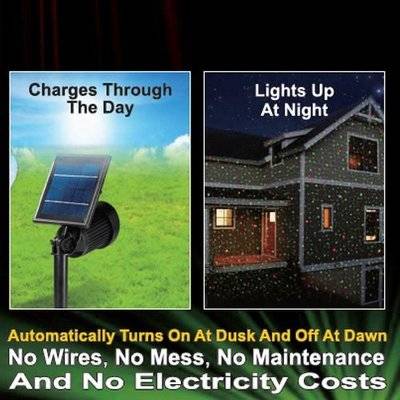 Homemark Homemax Solar Galaxy Star Laser: Red and Green Lights Picture 2