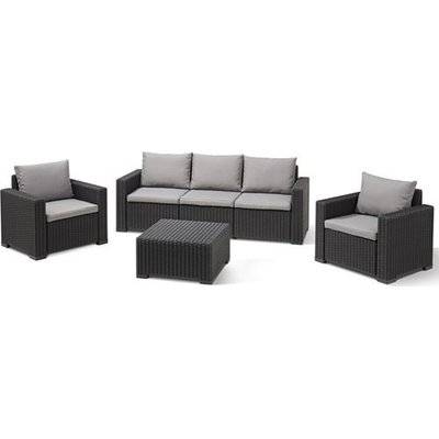 Keter California Outdoor Set (4 Piece) (Graphite)