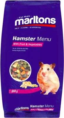 Marltons Hamster Menu - with Fruit & Vegetables (800g) Picture 1