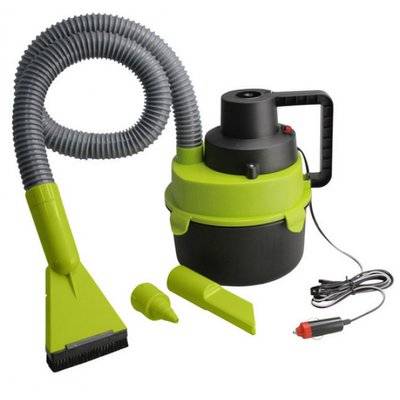 Wet and Dry Car Vacuum  (Green and Black)