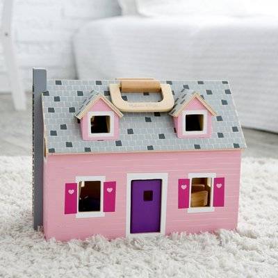Melissa & Doug Doll Houses And Accessories - Fold and Go Mini Dolls House