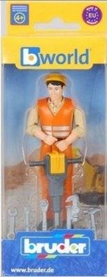 Bruder Construction Worker with Accessories