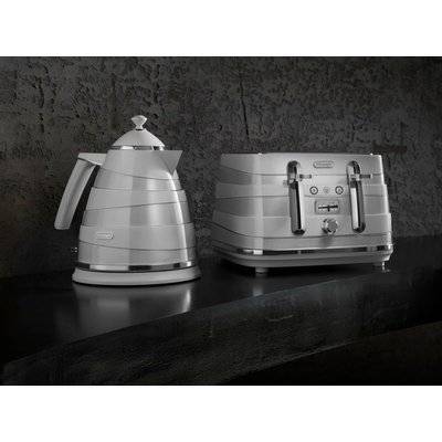Delonghi Avvolta 1.7L Electric Kettle (Fluid White)