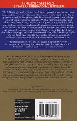 The Seven Habits of Highly Effective People - Powerful Lessons in Personal Change (Paperback, Export Picture 2