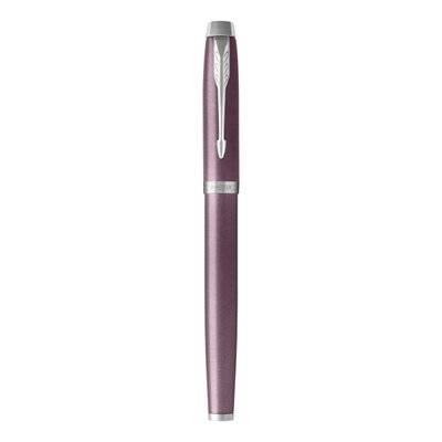 Parker IM Fine Nib Rollerball Pen (Light Purple with Chrome Trim)(Black Ink) - Presented in a Gift B
