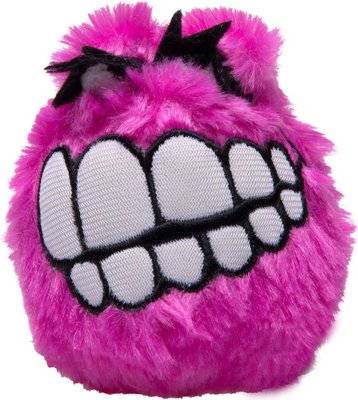 Rogz Grinz Plush Dog Squeak Toy - Large 80mm (Pink)