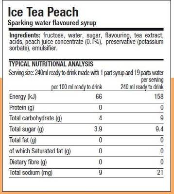 Sodastream Sensations - Peach Ice Tea Syrup (440ml)