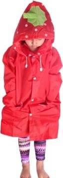 4AKid Raincoat Red Strawberry