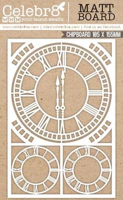 Die Cut Matt Board Equi Clock Elements