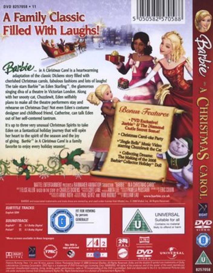 Barbie In A Christmas Carol  (English, Polish, DVD) Picture 2