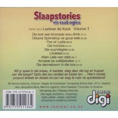 Slaapstories Vir Vaak Ogies (Afrikaans, CD)