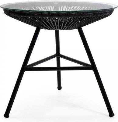 Fine Living Rope Coffee Table (Black)