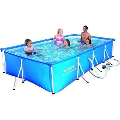 Bestway Jnr Frame Pool Set (4m X 2.11m X 81cm) - Includes Pump Picture 1