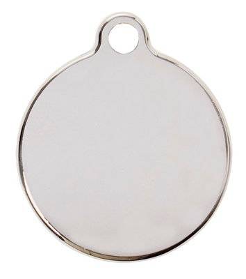 Rogz ID Tagz Metal Tag - Small 20mm (Purple Chrome Design)