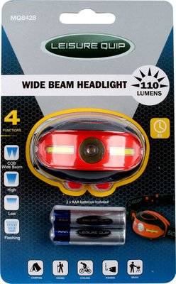 Leisure Quip Wide Beam Headlight (110 Lumens)(Orange)