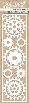 Die Cut Matt Board Lanki Card Cog Elements