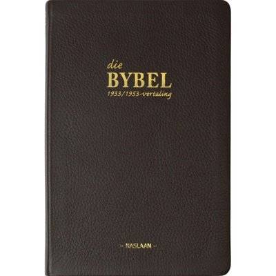 Die Bybel 1933/1953 Vertaling (Afrikaans, Leather / fine binding)