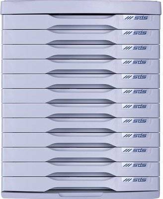 SDS 12 Drawer Desk Filing System (Egg Shell) Picture 1