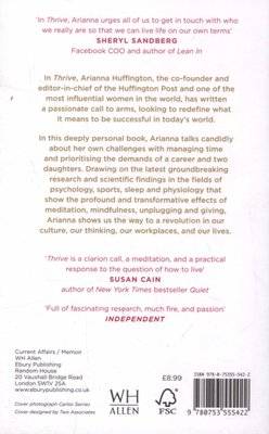 Thrive - The Third Metric to Redefining Success and Creating a Happier Life (Paperback)