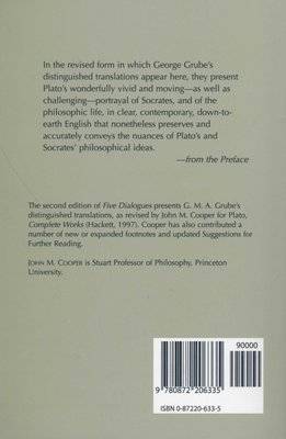 Five Dialogues - Euthyphro, Apology, Crito, Meno, Phaedo (Paperback, 2nd edition) Picture 2