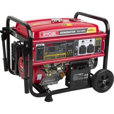 Ryobi 4-Stroke Key Start Generator (7500W)