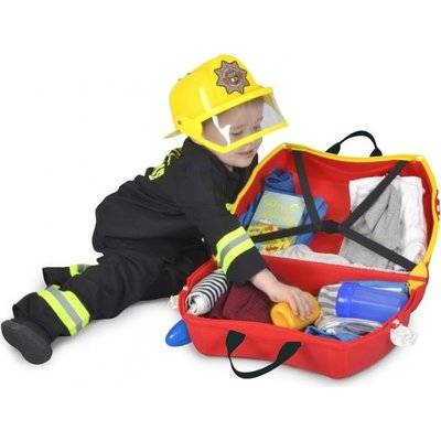 Trunki Kids' Ride-On Suitcase (Frank The Fire Engine)