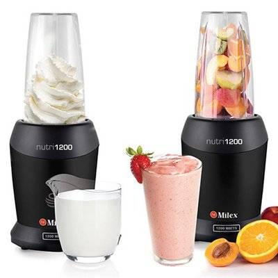 Milex Nutri1200 8-in-1 Nutritional Blender (Black)