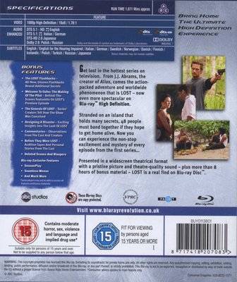 Lost - Season 1 (Blu-ray disc)