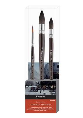 Escoda Signature Brush Set - Alvaro Castagnet 2 - Series 1478 / 1530