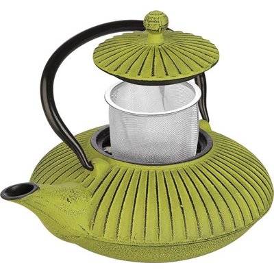 Ibili Oriental Cast Iron Tetsubin Teapot with Infuser - Verde (780ml)