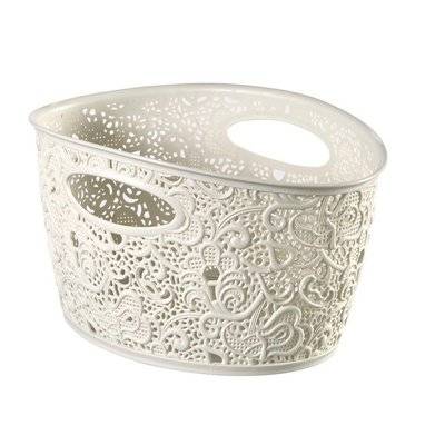 Curver Victoria Medium Storage Basket (Oasis White)