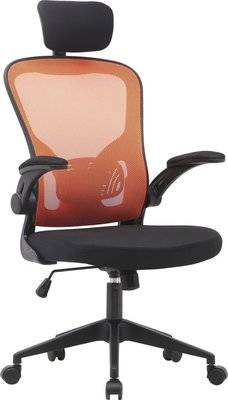 Linx Lennon High Back Mesh Chair (Orange)