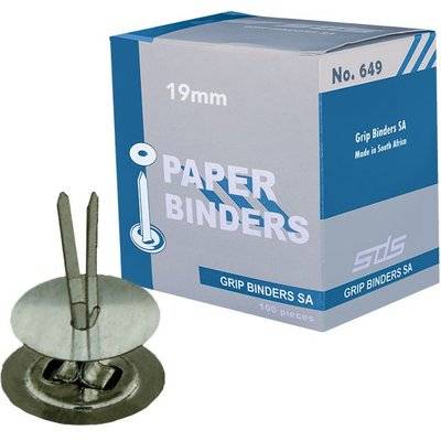 SDS Paper Binder (19mm)(Box of 100)