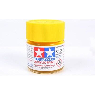 Tamiya XF-3 Enamel Paint (Flat Yellow) Picture 1