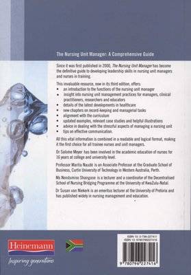 The nursing unit manager - A comprehensive guide (Paperback, 3rd ed)