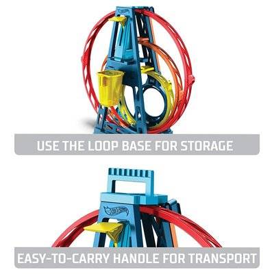 Hot Wheels Track Builder Triple Loop Kit